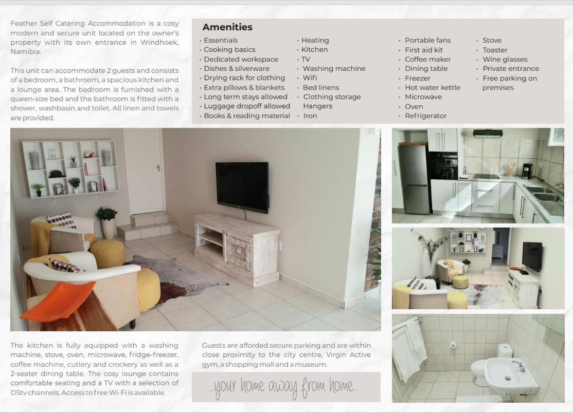 Feather Self Catering Accommodation Windhoek Luaran gambar